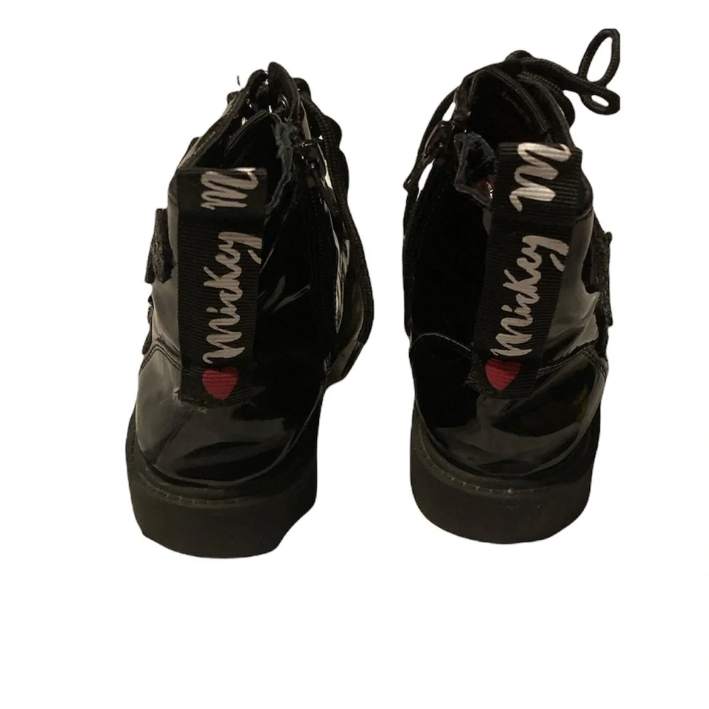 Zara Kids/ Toddler Mickey Mouse Black Combat Boots Size 34